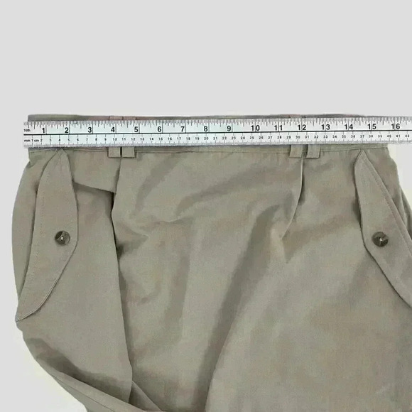 AUDREY L vintage ladies‎ pencil skirt size 14 tan - Picture 3 of 6